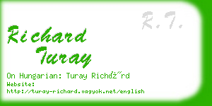 richard turay business card